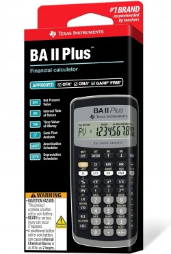 TEXAS INSTRUMENTS BA II PLUS FINANCIAL CALCULATOR