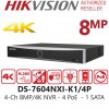 HIKVISION DS-7604NXI-K1/4P 4K 12MP 4 CHANNEL NVR