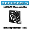 Arctic P12 Slim PWM PST 120 mm Fan w/inte Y-cable - Black