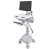 Ergotron SV44-1312-2 StyleView Cart with LCD Pivot, LiFe Pow
