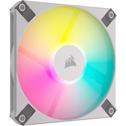 Corsair iCUE AF120 RGB SLIM, Fluid Dynamic RGB Fan, White - 