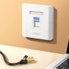 UGREEN NW144-80180 Wall Plate Single PortOne-click disassemb