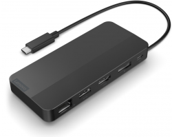 Lenovo USB-C Dual Display Travel Dock (w/ adapter) 40B90100U