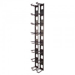 APC AR8442 Vertical Cable Organizer, 8 Cable Rings, Zero U